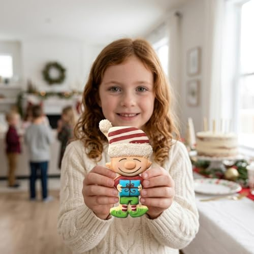 Ann Clark - Cortador de galletas de elfo navideño, 4.25 pulgadas, fabricado en Estados Unidos
