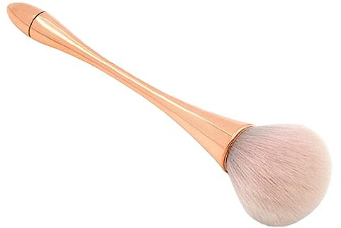 Pennello per cipria extra large non lascia pelucchi, miele in polvere, pennello morbido per trucco, senza lasciare traccia, trucco a vita piccola, comodo e rispettoso dell'ambiente.