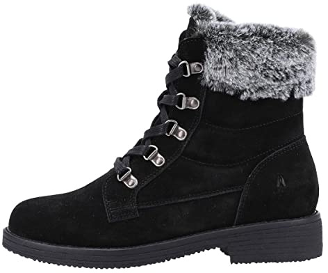 Hush Puppies Women's Florence Mid Calf Boot, Black, 5 UK