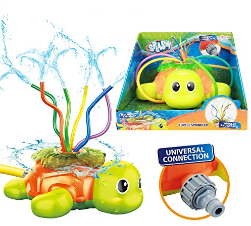 Splash Wassersprinkler Schildkröte, 360°, universeller Anschluss, Keine Batterien nötig