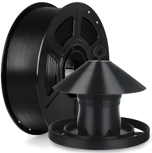 IEMAI ASA Filament 1.75mm 1Kg, 3D Drucker Filament ASA Schwarz, UV-beständig, Hitzebeständig, Maßgenauigkeit+/-0,02mm
