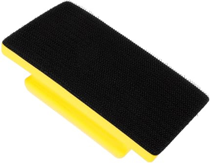 ABOOFAN Blocco Abrasivo Manuale Supporto Per Vetrata Portatile Tampone Per Levigatrice Design Del Disco Autoadesivo e Impugnatura Quadrata Per Applicazioni Multiple
