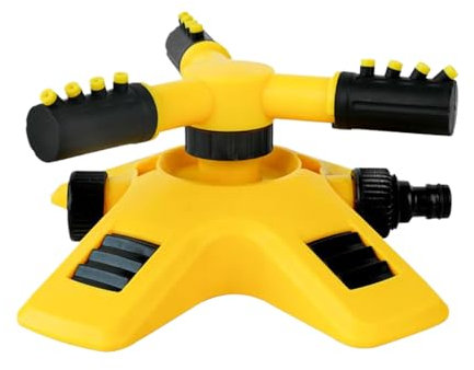 Irrigatore circolare - irrigatore da giardino, irrigatore rotante | Irrigatore per irrigazione del prato, irrigatore rotante a 360° con ampia gittata, irrigatore per giardino, bambini e animali domest