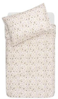 Jollein Juego de Cama Infantil - Flower Fairies - 100x140cm - 100% Algodón - Certificado Oeko-Tex - Juego de Cama para bebé con Funda de Almohada