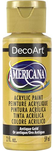 Deco Art Americana Acrylic Multi-Purpose Paint, Antique Gold, 59 ml (Pack of 1)