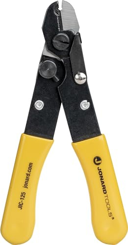 Jonard Tools JIC-125 fiberkabelskalare med gult plasthandtag, 14 cm längd
