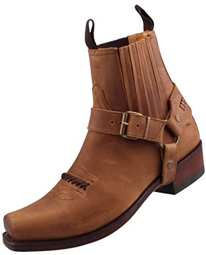 Sendra Biker 6445 Bottines de motard Marron, marron, 41 EU