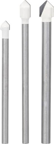 Bosch Juego de 3 brocas CYL-9 de cerámica blanda (para azulejos de cerámica blanda, vidrio, Ø 5,0, 6,0, 8,0 mm, accesorios profesionales)