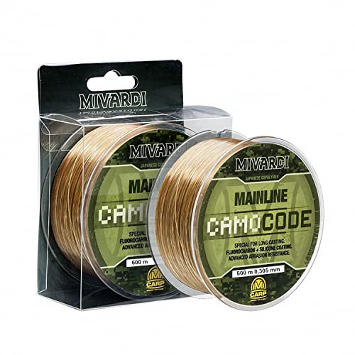 CamoCODE 600 m Karpfenschnur monofile Schnur 0,25-0,38 mm (0,305 mm)