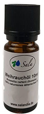 Sala Weihrauchöl Olibanum Somalia Boswellia carterii afrikanisch ätherisches Öl naturrein (10 ml)
