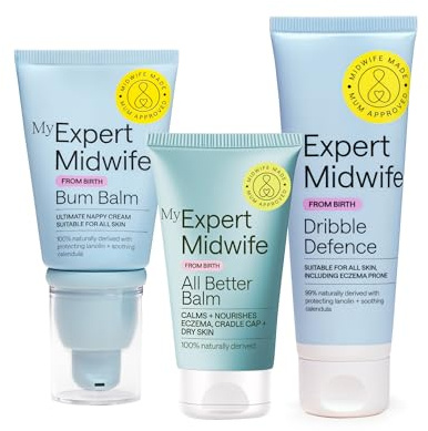 My Expert Midwife Baby Mega Mild Skin Saviours Kit (Pack of 3)