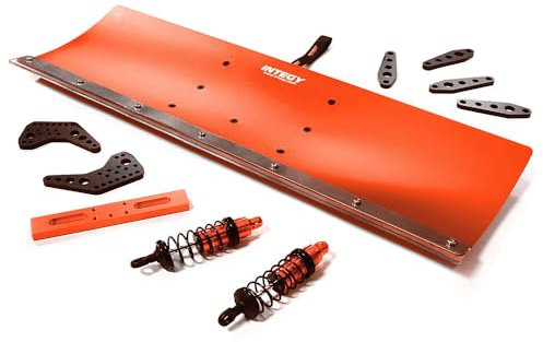 Integy Kit chasse-neige en alliage usiné 400 mm pour Losi 1/10 Lasernut U4 4WD Brushless RTR