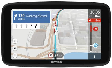 TomTom LKW-Navi GO Professional 2. Generation (6 großer kapazitiver Touchscreen mit Karten von Europa und Echtzeit-Verkehrsinformationen, speziell für LKW, Transporter, Busse und große Fahrzeuge)