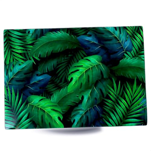 Kerafactum - Tabla de cortar (cristal, 35 x 25 cm, cristal de seguridad ESG, patas de silicona antideslizantes, resistente al calor, higiénico, irrompible y elegante, para cocina y