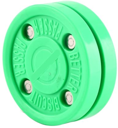 Keenso Ishockeypuck, Polyoximetylen Grön Träningspuck, Hållbar Design 122 G Vikt, Idealisk för Daglig Rullskridskoåkning