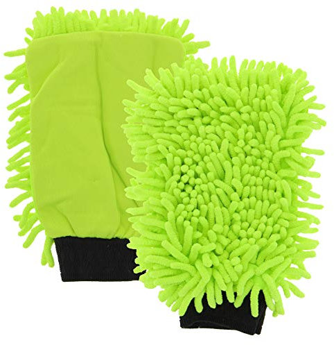 Carlinea 011090 Gant de Lavage Chenille, Argent