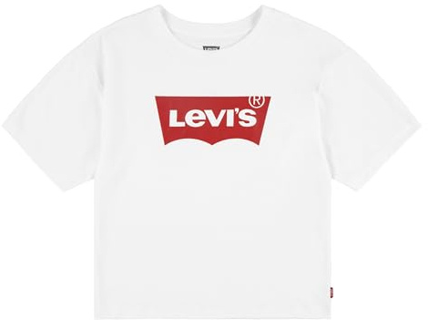 Levi's Kids Light Bright Cropped Top Girls, White, 12 Years
