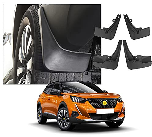 CDEFG Peugeot 2008 2020-2024 2025 Garde-Boue Plaque Anti-éclaboussures Protection Anti-éclaboussures Ailes de Voiture Accessoires (Noir)
