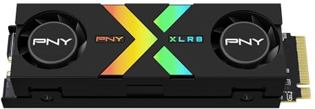 PNY CS3150 XLR8 Gaming Epic-X RGB™ 2TB M.2 NVMe Internal Solid State Drive (SSD) with RGB Heatsink - M280CS3150XHS-2TB-RB