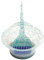 Kit de teinture de coloration des cheveux Salon Dye de coiffure Bol Bowl Set Hairdressing Styling Accessoires 2pcs Bleu