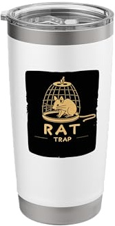 Awesome Rat Trap Statement Stainless Steel Insulated Tumbler