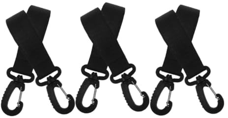 MOTHNUR Ganci per Passeggini 6 Pezzi Ganci Girevoli, Resistente Multifunzionale per Borse Pannolini da Esterno, Accessorio Pratico per Passeggiate e Shopping