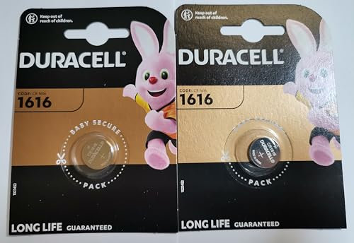 DURACELL Electronics CR REIHE 3V LITHIUM - CR1616 / CR1620 / CR2016 / CR2025 / CR2032 / CR2430 / CR2450 (2x CR1616)