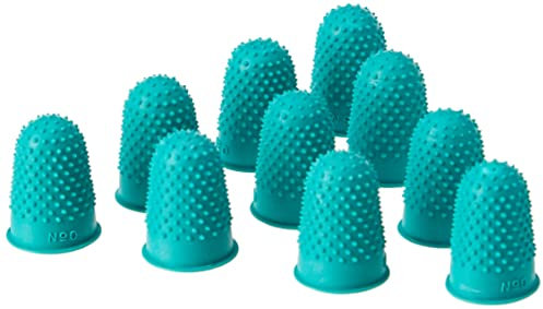 Quality Rubber Gummi-Fingerhut zum Zählen von Geldscheinen und Umblättern Größe 0 klein 10 Stück grün