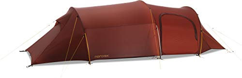Nordisk Oppland Zelt, 3 lW, Rot (Burnt Red), Einheitsgröße