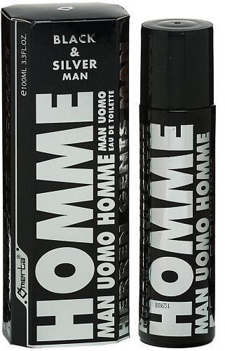 Omerta Black and Silver Man - Eau de Toilette - 100 ml, 1er Pack (1 x 100 g)