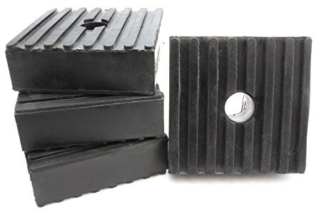 4 Pack Medium Anti Vibration Isolation Pads Air Compressor Heavy Equipment 3x3x1