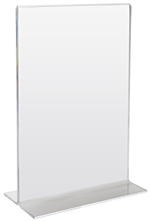 HMF 46922 Soporte de Sobremesa recto de Acrílico | DIN A4 Vertical | Transparente