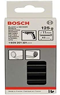 Bosch Accessories Bâtonnet de Colle pour Toute Pistolets à Colle, Noir, 11mm x 45mm