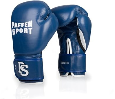 Paffen Sport Contest tävlingsboxhandskar med DBV-testmärke; blå; 10 UZ