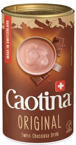 Caotina Original Trinkschokolade - Kakao-Pulver für heiße Schokolade mit echter Schweizer Schokolade - feinster Cacao nachhaltig und zertifiziert (1 x 500g)