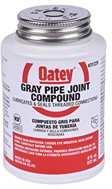Pipe Joint Compound, 8 oz., Gray