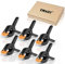EMART 6 Pack Heavy Duty Muslin Spring Clamps, 4.5 inch Photo Booth Backdrop Clips for Photography Studio