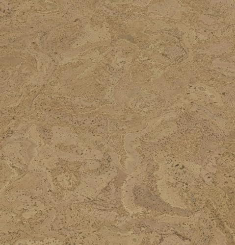 1 Paket (1,95m²) Korkboden zum klicken, Korkboden mit Trittschalldämmung, Korkboden endversiegelt, Korkfertigparkett, Kork-Fußboden, Korkboden verlegefertig, Korkklickboden - Libra natur