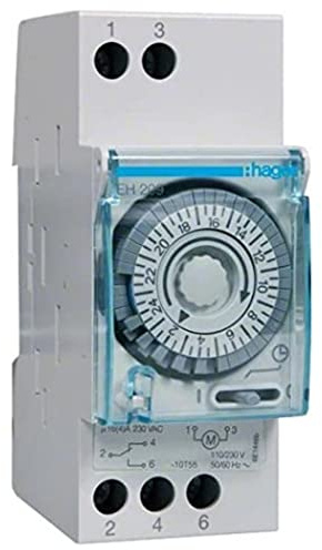 Hager EH209 – Zeitschaltuhr Bereich täglichen ohne Reserve Hebel 1 Switch