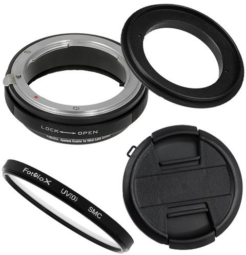 Fotodiox 62MM Macro Reverse Ring Kit with G and DX Type Lens Aperture Control, 52MM Lens Cap and 52MM UV Protector - Compatible with Nikon F-Mount (G-Type) lenses