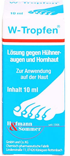 W-TROPFEN Lösung gegen Hühneraugen+Hornhaut 10 ml