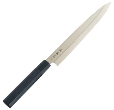 KAI Seki Magoroku Kinju e Hekiju Yanagiba 24,0 cm lunghezza lama - 8A solid & SUS420J2 - 58 & 56 (±1) HRC - fatto a mano - legno Pakka & plastica PP - coltello per Sushi e Sashimi - Made in Japan