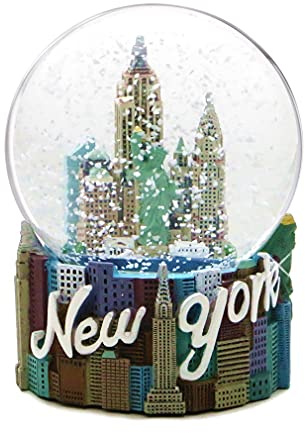 Palla di neve New York City (8,9 cm), dalla collezione Skyline NYC Snow Globes