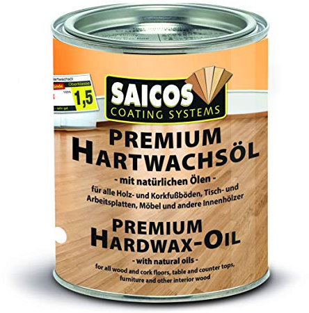 Saicos 3305 500 Premium Hartwachsöl Matt farblos 2.5 l