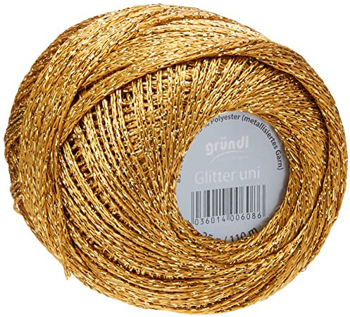 Glitter Gründl Wolle Häkelgarn 25 g Farbe 8210