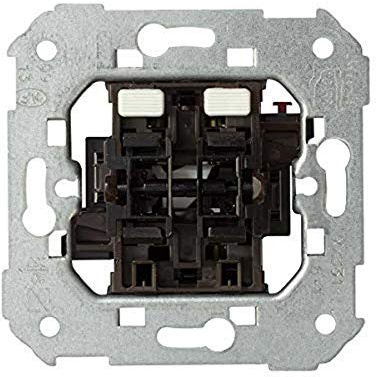 Simon 75331-39 - Interruptor pulsador para persianas, 10A, 250V, con sistema de cierre