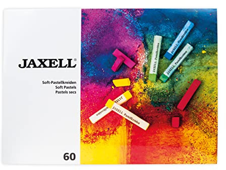 Jaxell 47654 Soft - Pastellkreiden, eckige Form, 60 Pezzi