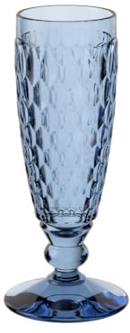 Villeroy & Boch Boston Coloured Copa de Cava, 150 mililitros, Cristal, Azul