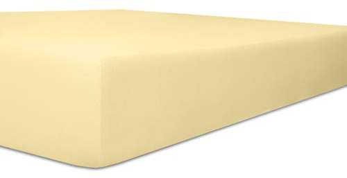 Kneer Spannbetttuch, Qualität 25, Easy-Stretch, Farbe 02 leinen, 140x200-160x220