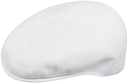 Kangol Casquette Tropic Summer 504 Femme/Homme - D'Ete Gavroche pour Homme avec Visiere Hiver Automne Printemps Ete Automne-Hiver Printemps-ete - L (58-59 cm) Blanc